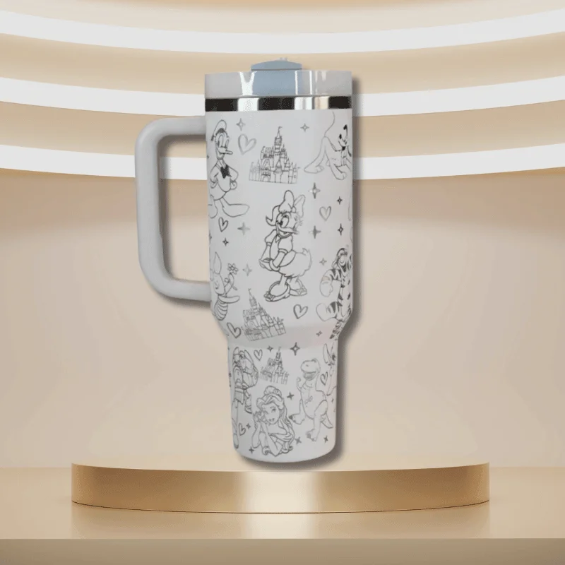 Insulated Travel Drinkware Stanley Disney Tumbler 40 oz with handle