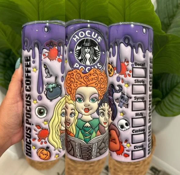 Style Without Limits Sanderson Sisters Hocus Pocus 20oz Halloween Tumbler