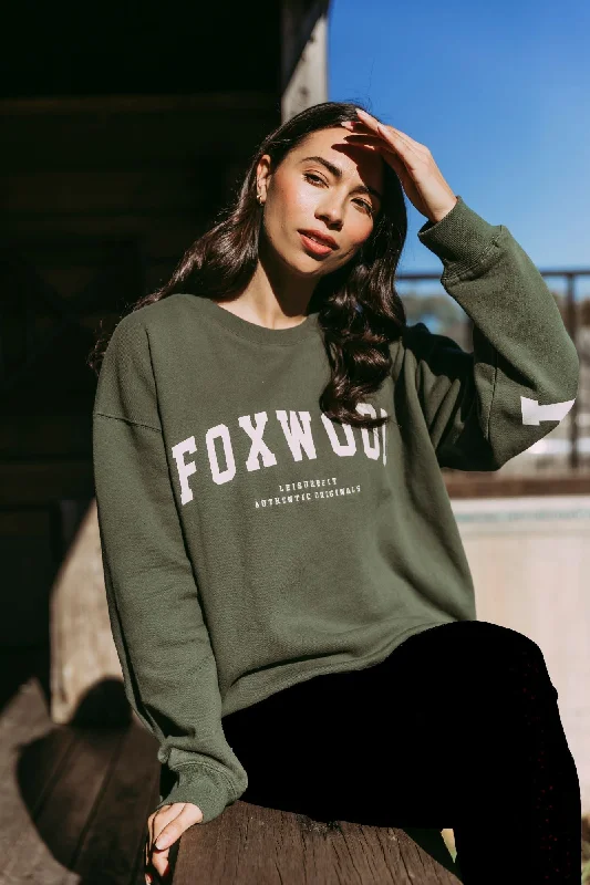 Elegant Styles Foxwood Interval Crew Khaki