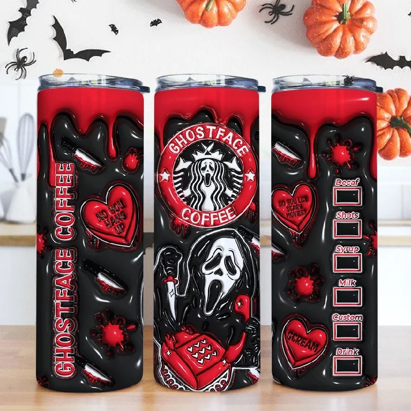 On-The-Go Drinkware Inflated Horror Character Tumbler Wrap, 3d Inflated No You Hang Up tumbler, Puffy Design png, Inflated 3D Wraps,Horror Halloween Sublimation 20 oz On-The-Go Drinkware Inflated Horror Character Tumbler Wrap, 3d Inflated No You Hang Up tumbler, Puffy Design png, Inflated 3D Wraps,Horror Halloween Sublimation 20 oz