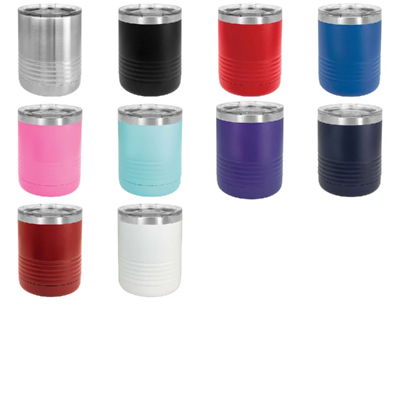 Personalized Cups Discount Case of 24 Blank 10 oz Lowball Highball Glass - Insulated Stainless Steel Rocks Tumblers + Lid Personalized Cups Discount Case of 24 Blank 10 oz Lowball Highball Glass - Insulated Stainless Steel Rocks Tumblers + Lid