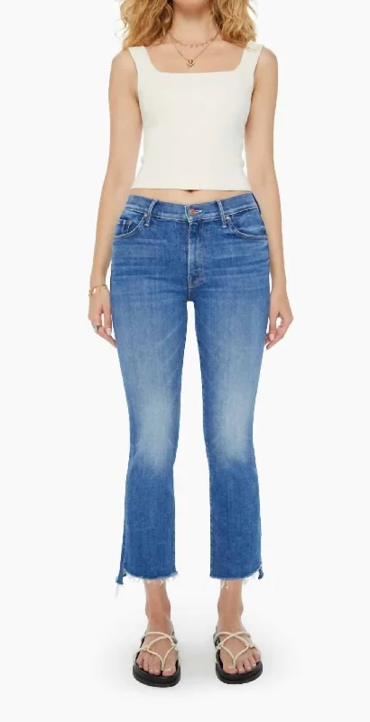 Chic Everyday Wear The Insider Crop Step Fray Jeans In Different Strokes