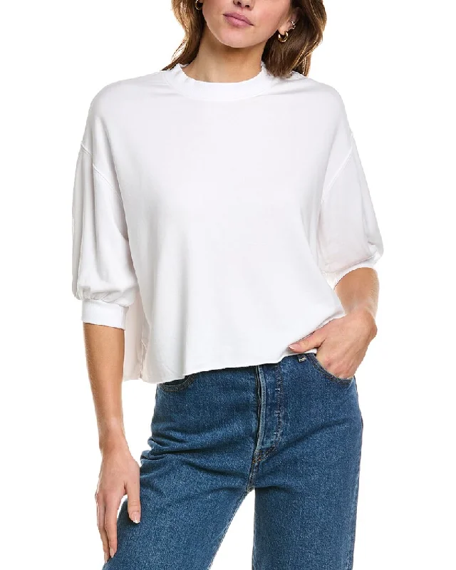 Classic Appeal Stateside Softest Fleece Puff Sleeve Pullover