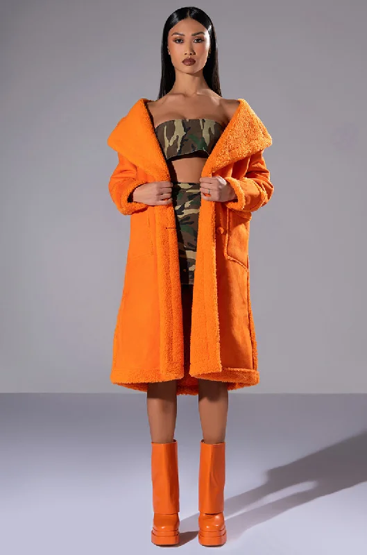 Grab Romantic Date - Night Styles Now ORANGE ALBUM TEDDY TRENCH