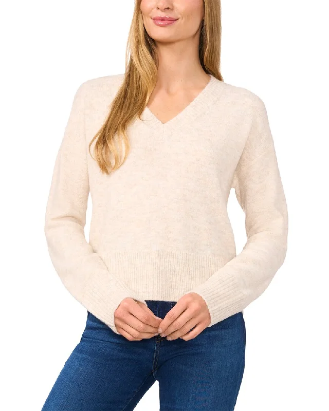 Contemporary Elegance CeCe V-Neck Sweater