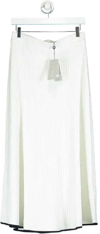 Trendy Women's Wear Mint Velvet Ivory Contrast Tipped Skirt M