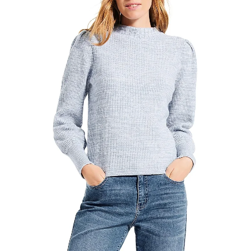 Y2K Nostalgic Fashion Look Womens Knit Long Sleeves Crewneck Sweater