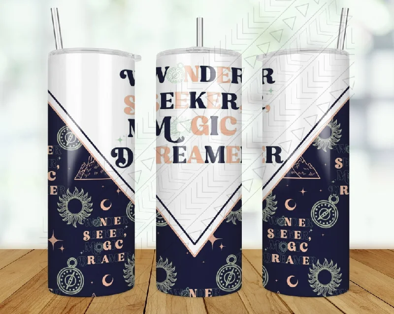 Tumbler Offers Wonder Seeker