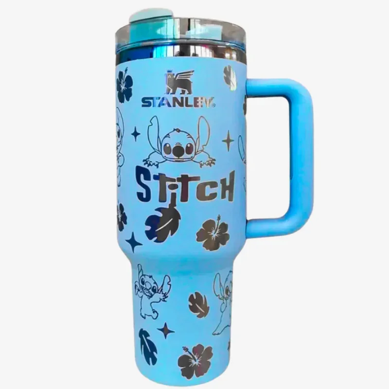 Vacuum-Insulated Bottles 40oz Stitch Stainless Steel Tumbler