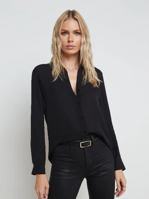 Tropical Island - Inspired Attire Nina Silk Blouse