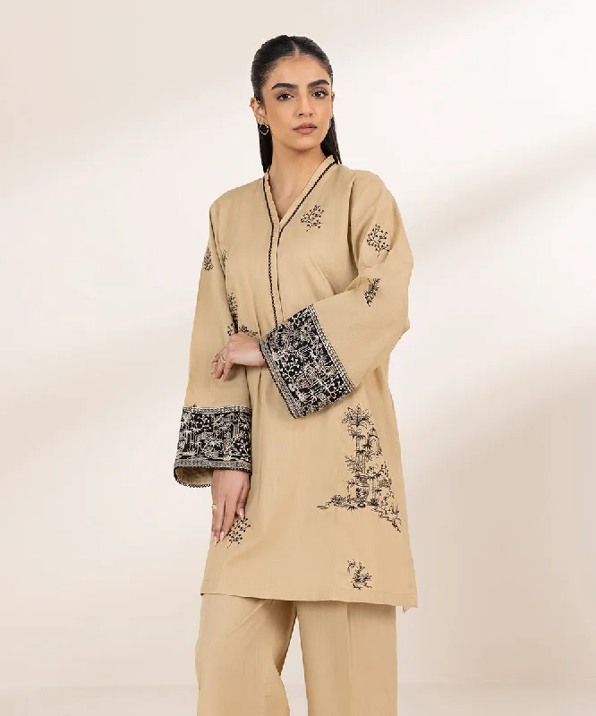 Exclusive Sale Embroidered Crosshatch Shirt