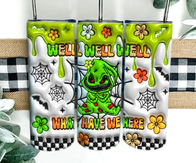Drinkware Collection Promotion 3D Jack Skellington 20oz Skinny Tumbler Design, Oogie Boogie Tumbler Design PNG, Halloween 2023 Tumbler Wrap, Well well well what have we here Drinkware Collection Promotion 3D Jack Skellington 20oz Skinny Tumbler Design, Oogie Boogie Tumbler Design PNG, Halloween 2023 Tumbler Wrap, Well well well what have we here