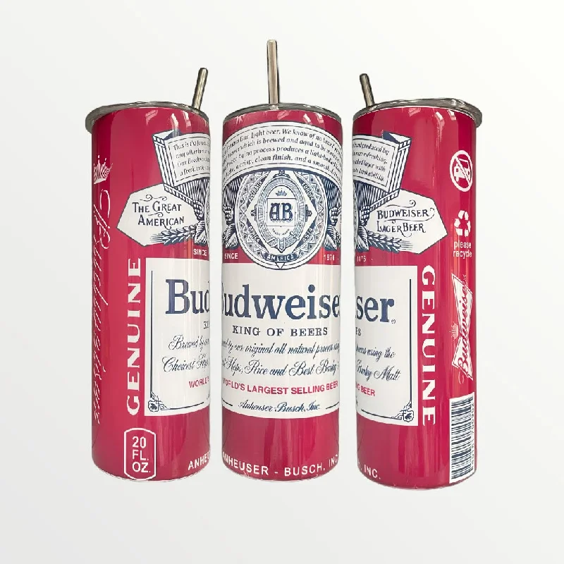 Drinkware Sets Budweiser Tumbler Cup with Optional Personalisation