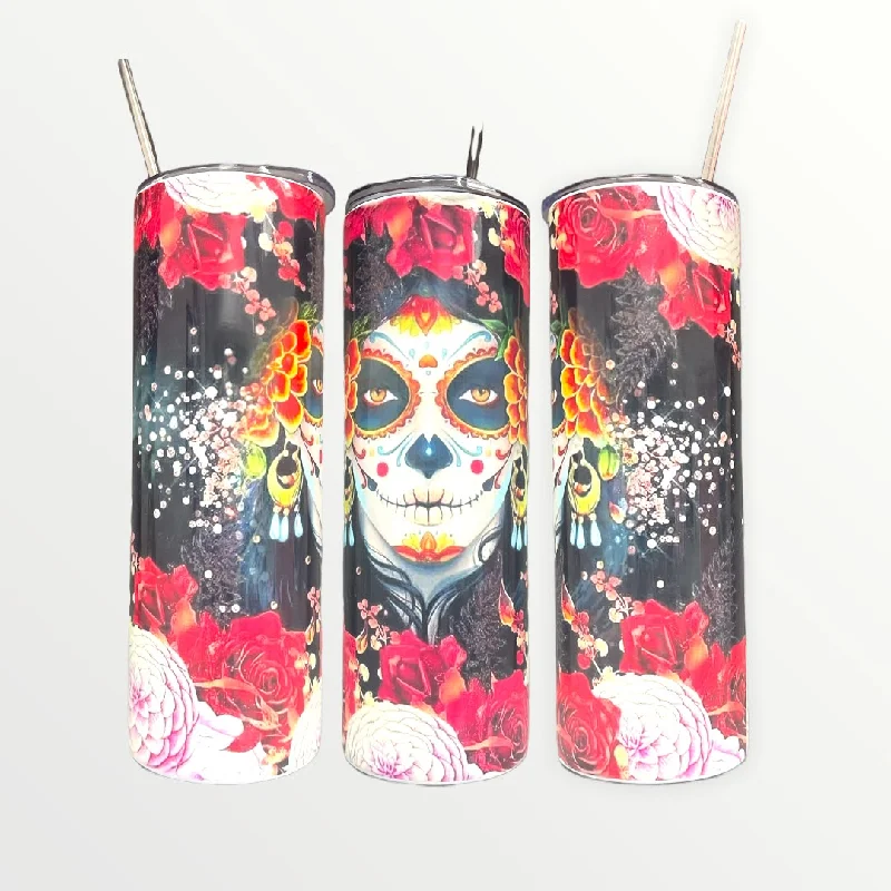 Insulated Mugs Offer Day Of The Dead20/30oz Insulated Skinny Tumbler