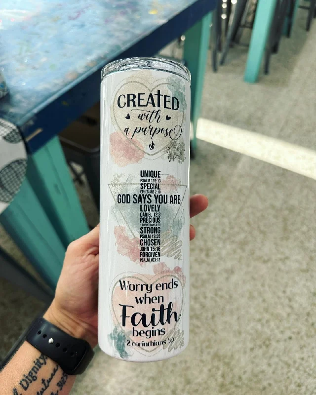 The Latest Fashion Trends Bible Verse Tumbler