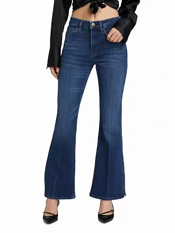 Today Only Le Easy Flare Side Slit Jeans In Calvin