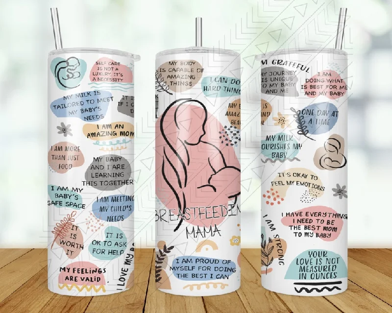 Stainless Steel Cups Breastfeeding Affirmation Tumbler