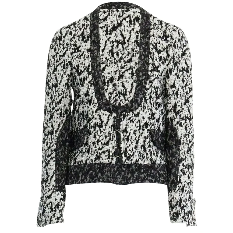 Feminine Charm Proenza Schouler boucle hook eye cropped jacket