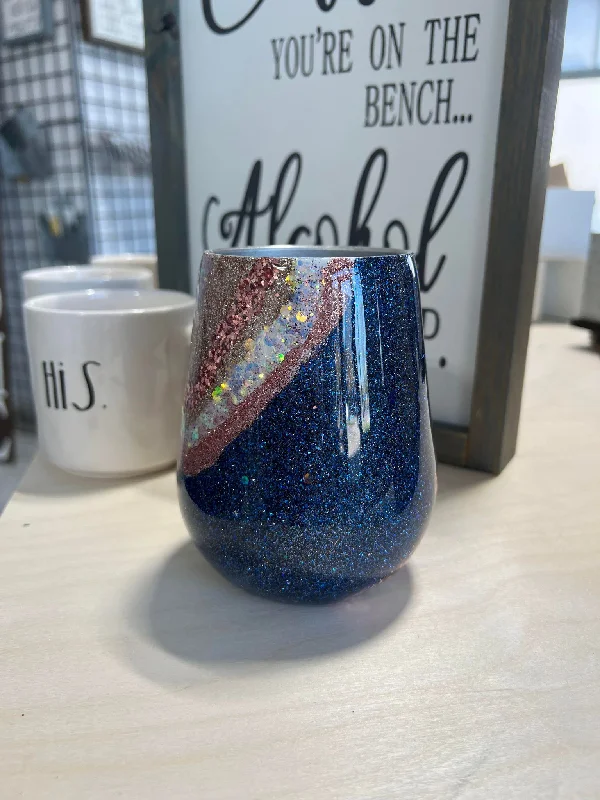 Break Fashion Norms Geode Wine Tumbler
