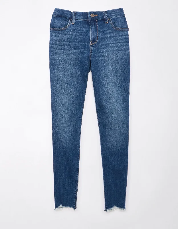 Designer Wear On Sale AE Next Level Curvy High-Waisted Jegging Crop