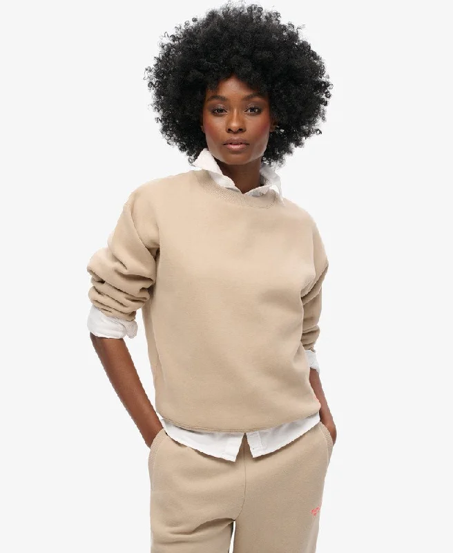 Limited Time Deal Essential Logo Sweatshirt | Cobblestone Grey