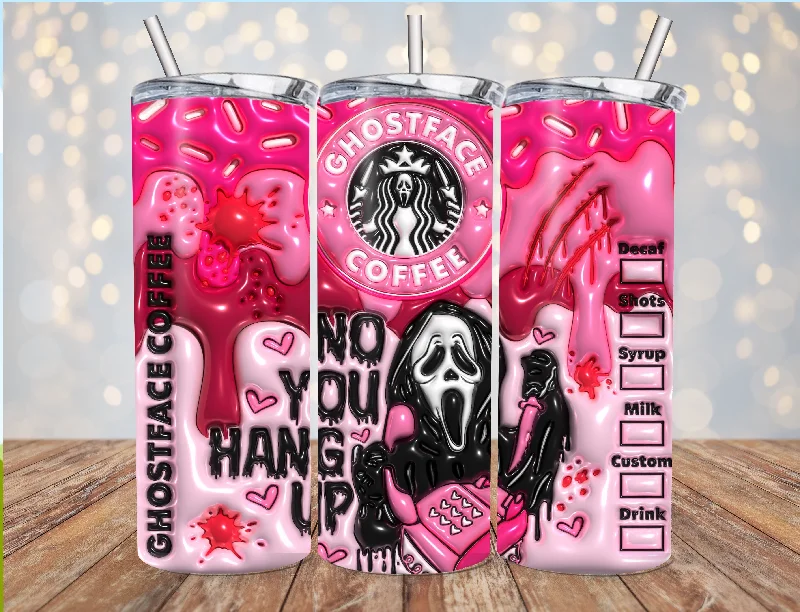 Timeless Elegance Redefined No You Hang Up Ghostface Scream Coffee Inflated 20oz Halloween Tumbler Timeless Elegance Redefined No You Hang Up Ghostface Scream Coffee Inflated 20oz Halloween Tumbler