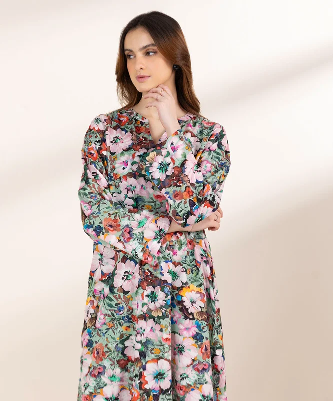 Final Clearance Printed Arabic Lawn Shirt