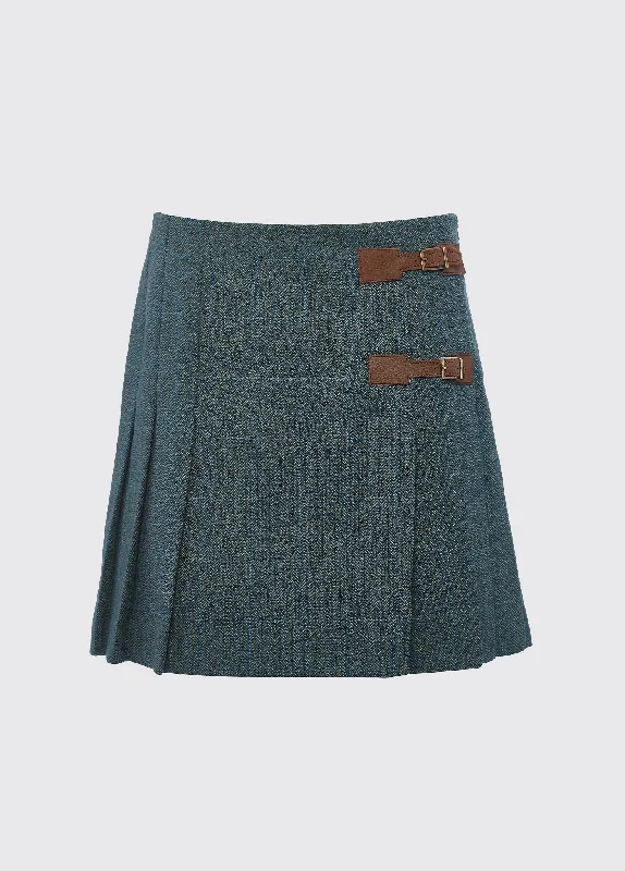 Fashion Forward Blossom Tweed Skirt - Mist