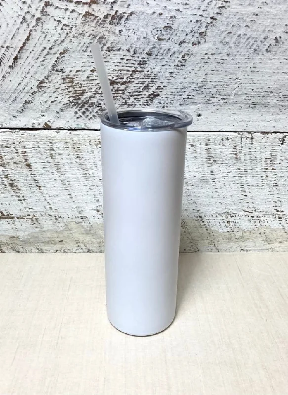 Seasonal Drinkware Sale 20oz Skinny Matte White - Sublimation