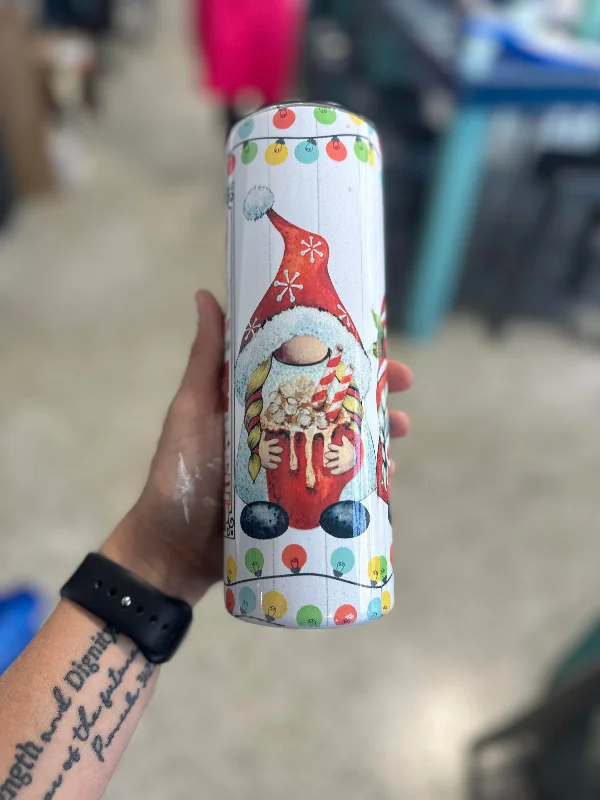 Unleash Your Trendy Side Christmas Gnome Tumbler