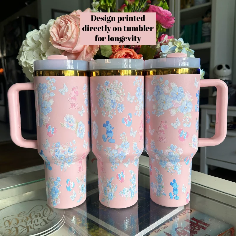 Buy Drinkware Bundle Ready to Ship Blue and Pink Floral Tumblers on Pink 40 oz Quencher Inspired Stainless Steel Tumbler Buy Drinkware Bundle Ready to Ship Blue and Pink Floral Tumblers on Pink 40 oz Quencher Inspired Stainless Steel Tumbler