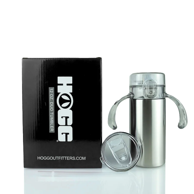 Trend Forward Threads 12oz SUBLIMATABLE CLEAR DUO TUMBLER