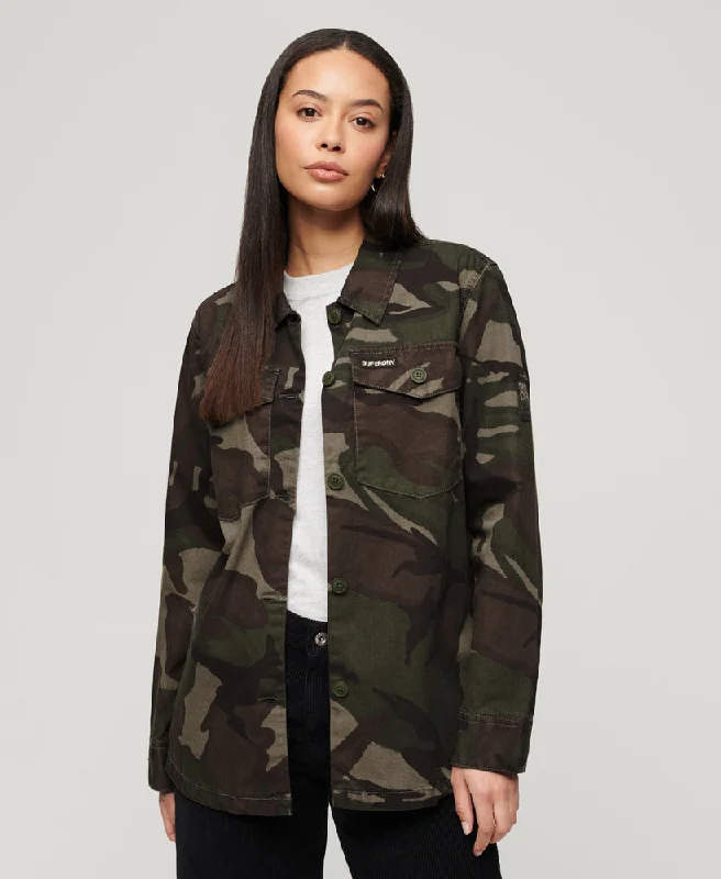 Elevate Your Wardrobe Military Overshirt | Outline Camo