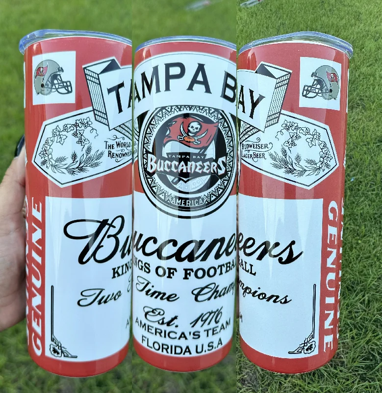 Casual Fashion Tampa Bay Buccaneers NFL 20 oz Tumbler