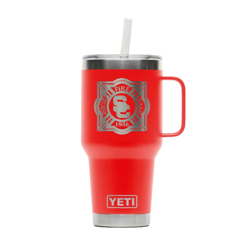Christmas Drinkware Personalized YETI® Rambler® 35 oz Straw Mug