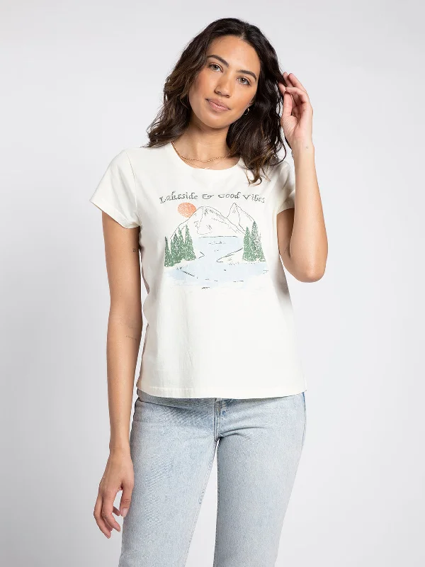 Feminine Soft - Hued Styles LAKESIDE VIBES TEE