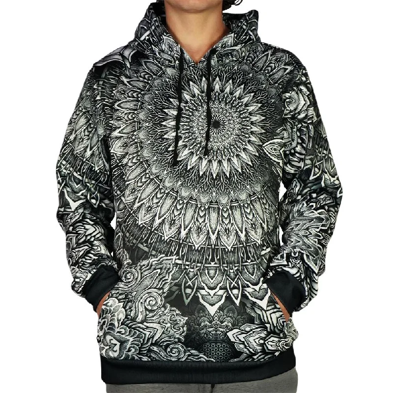 Trend Forward Women's Wear Mandala Bloom V2 Unisex Hoodie