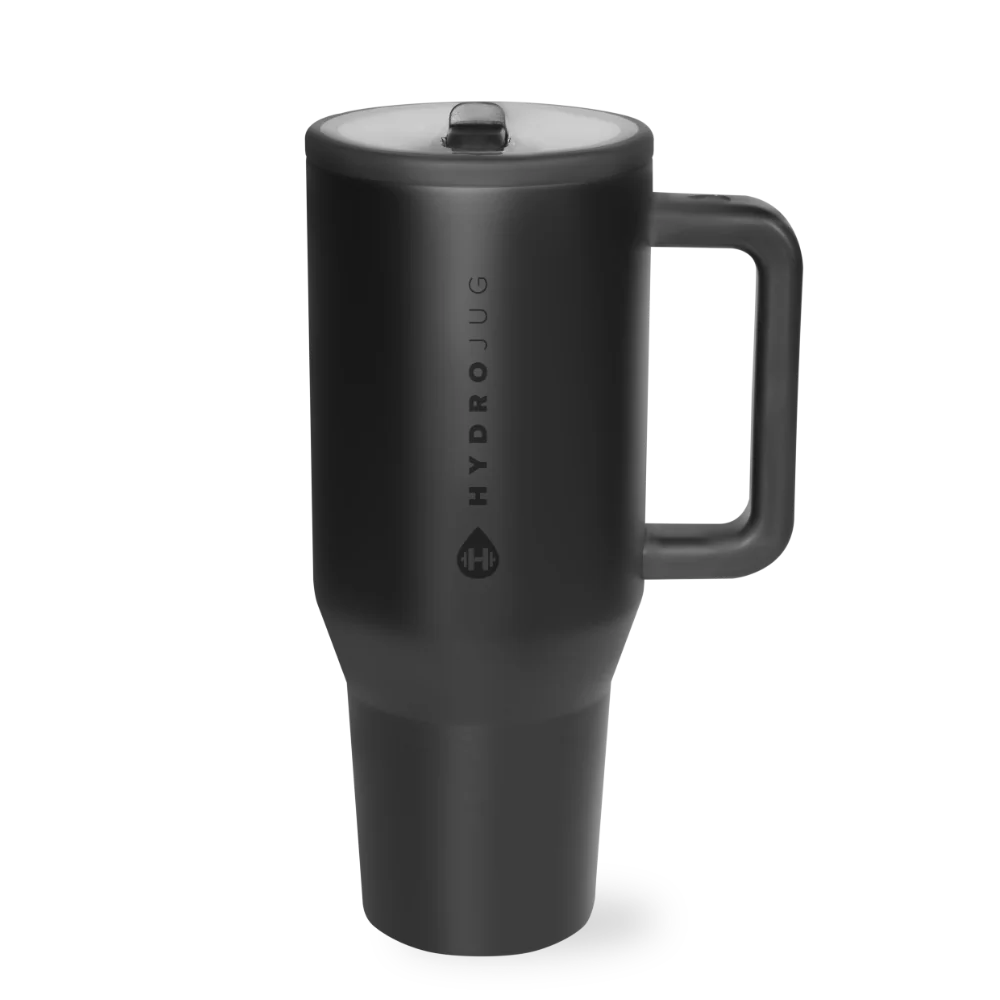Insulated Travel Drinkware HydroJug Traveler- 32 oz Black