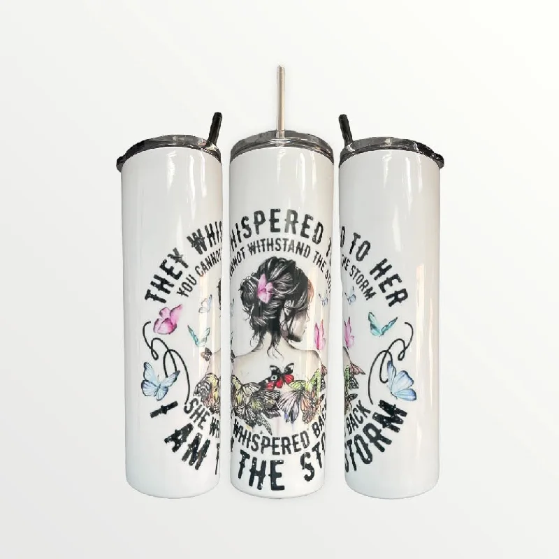 Exclusive Drinkware Sale I AM THE STORM 20/30oz Insulated Skinny Tumbler