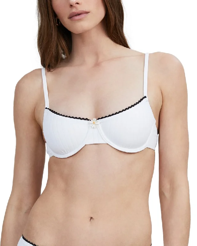 Designer Wear On Sale Solid & Striped The Daphne Bikini Top