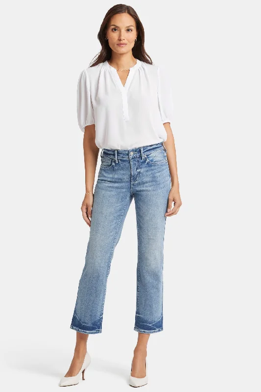 Hot Trends Marilyn Straight Ankle Jeans - Torrent Peak