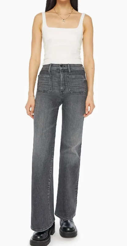 Classic Women's Fashion The Patch Pocket Twister Sneak Jeans In Up In Smoke