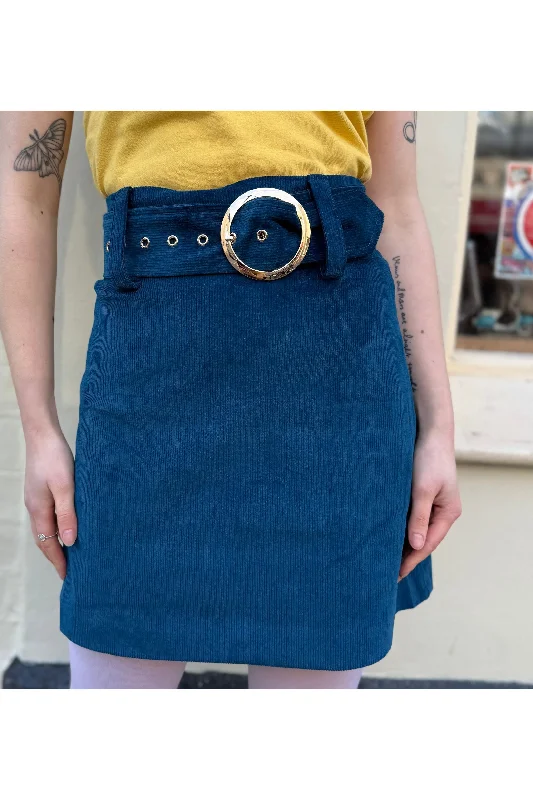 Limited Time Deal The Chain - Exclusive 'Cher' Navy Corduroy - Skirt