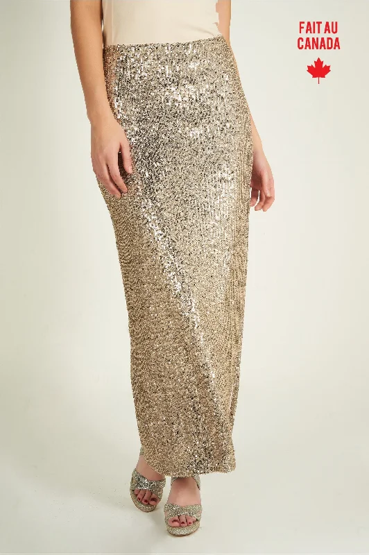 Everyday Wear Jupe maxi à paillettes - SHANNA-X2 - (R-A15)