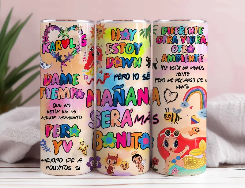 Christmas Drinkware Sale Karol New Album Cover Mañana Será Bonito 20oz Sublimation Tumbler Wrap, Manana Sera Bonito Tumbler Wrap PNG Christmas Drinkware Sale Karol New Album Cover Mañana Será Bonito 20oz Sublimation Tumbler Wrap, Manana Sera Bonito Tumbler Wrap PNG