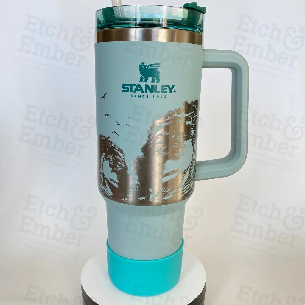 Hot Styles Stormy Sea Custom Stanley Adventure Quencher 40 oz tumbler