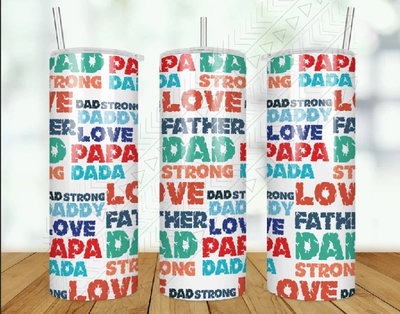 Premium Glassware Dad, Papa, Father Tumbler