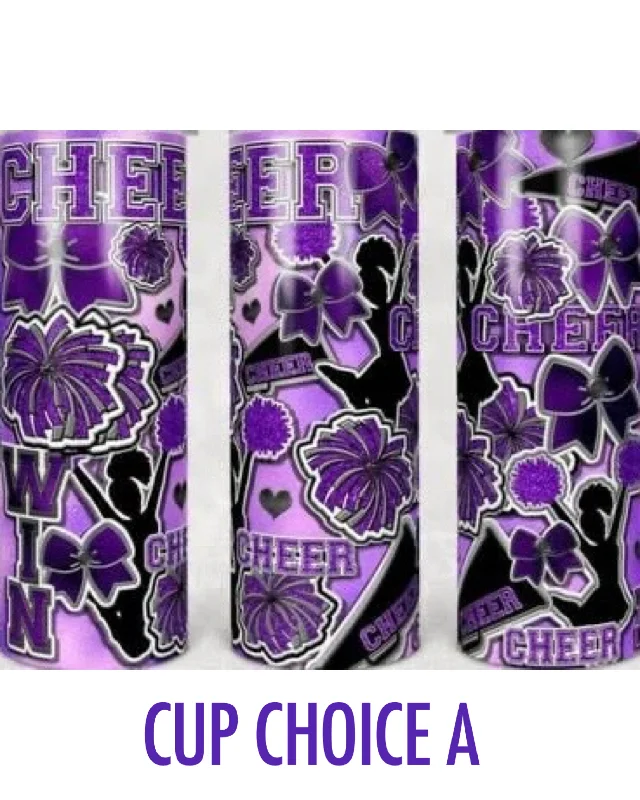 Massive Selection Sale Purple Cheer 20oz Tumbler