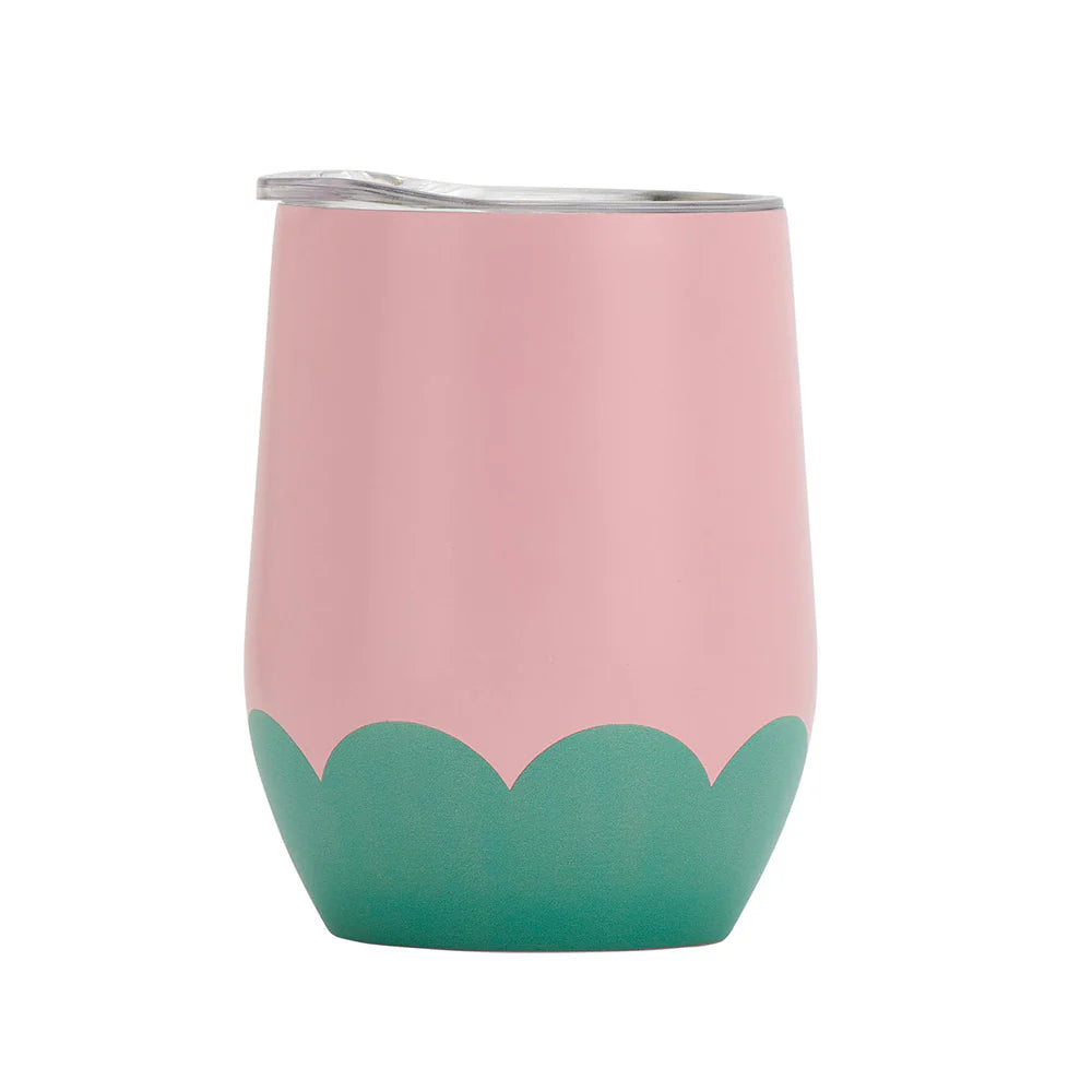 Travel Drinkware Annabel Trends Insulated Wine Tumbler - Wave - Musk & Green
