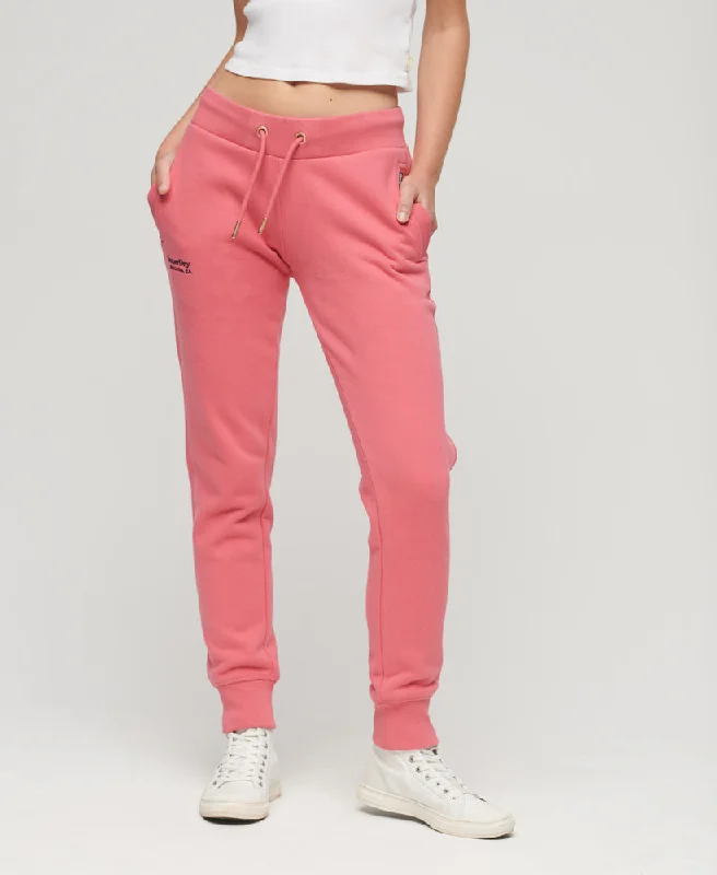 Unleash Your Trendy Side Essential Logo Joggers | Camping Pink